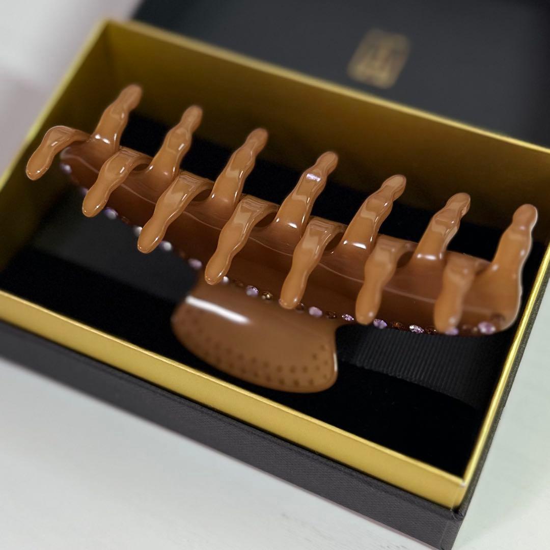 ALEXANDRE DE PARIS Lサイズ　クリップ　スワロフスキー