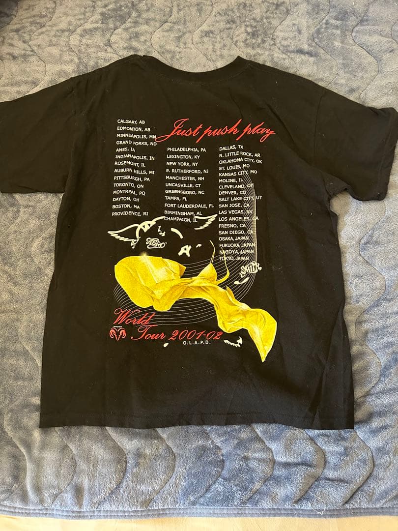 Aerosmith World Tour 01/02 Tシャツ M正規品 空山基