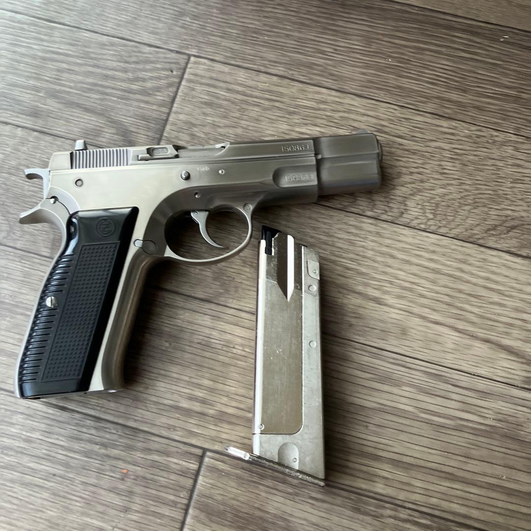 マルシン　CZ 75 デュアルマキシ　ロストステンレスシルバー