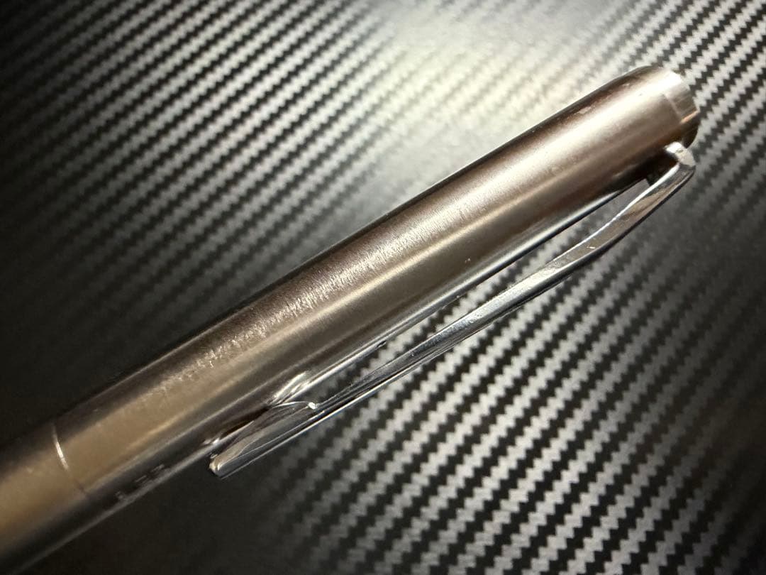 未使用に近い モンブラン ノブレス ステンレス エボナイト芯 EF 極細 万年筆