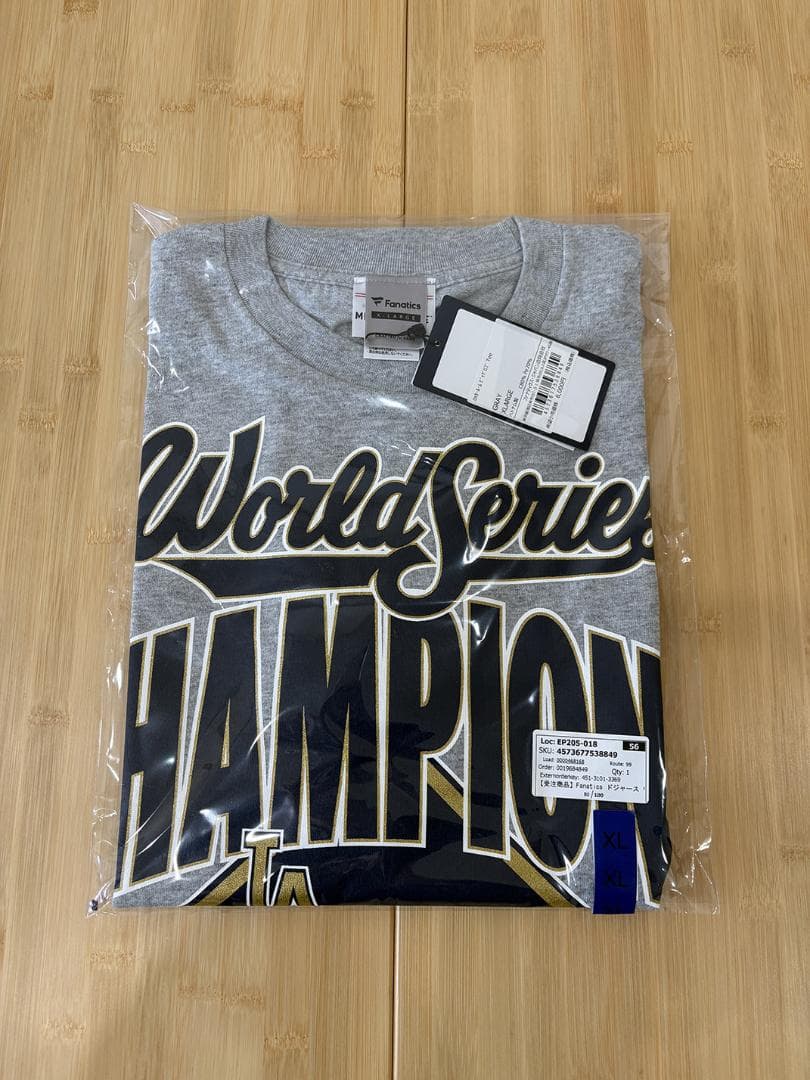 正規品 ドジャース ワールドシリーズ Tシャツ XL