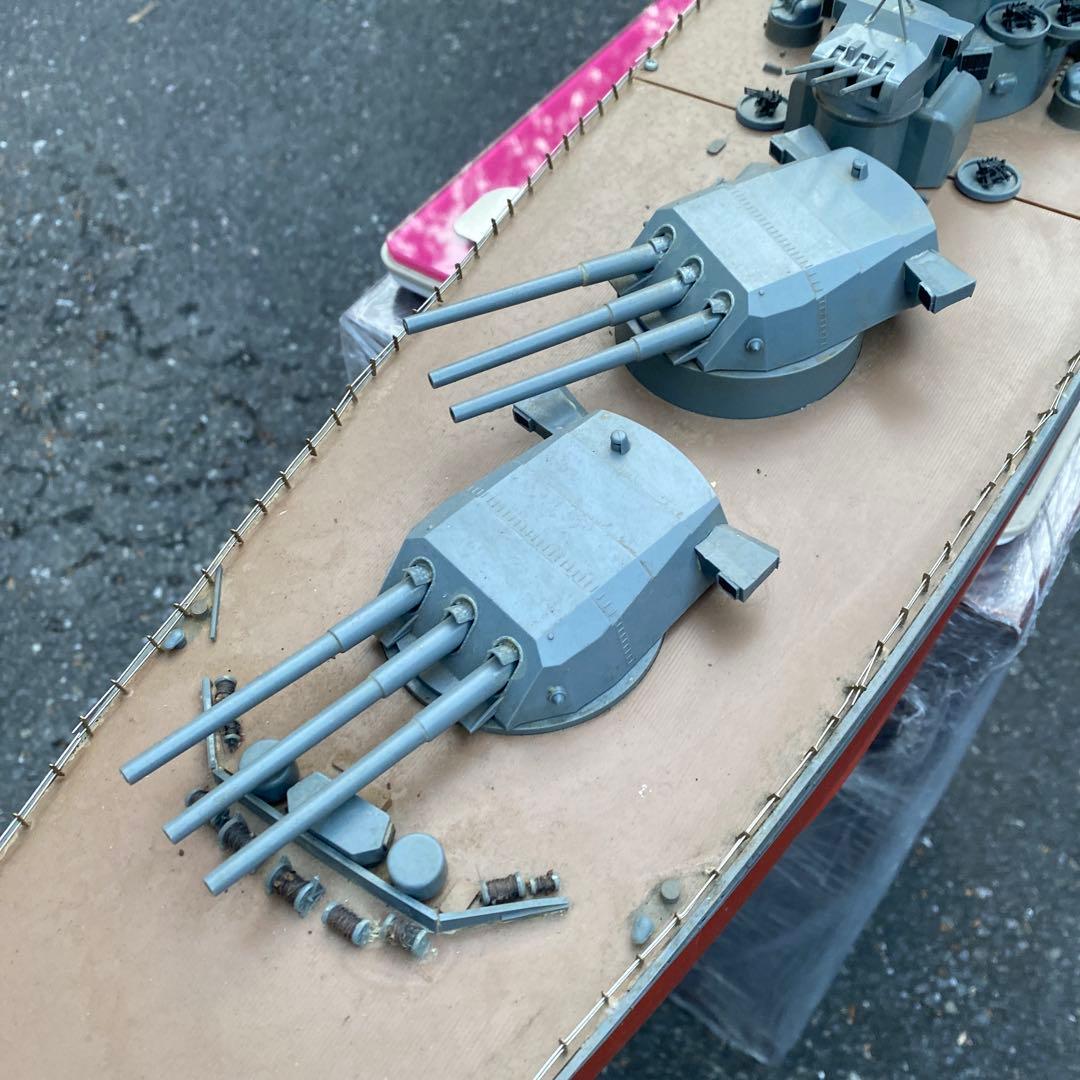 【超特大130cm】重量感4.4kg！戦艦大和プラモデル 完成品・存在感抜群！
