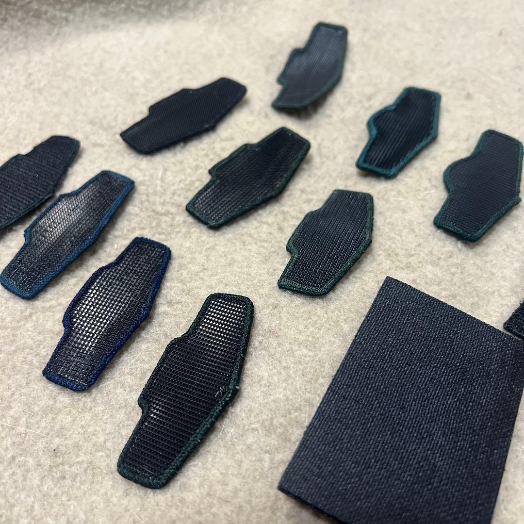 国家機密　現役中国人民解放軍　胸章部隊章ミリタリーパッチ 12枚フルセット