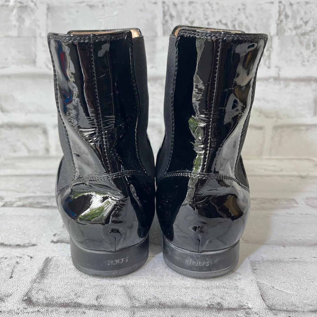 TOD'Sトッズ ☆ サイドゴア ブーツ　チェルシーブーツ　36　ブラック黒