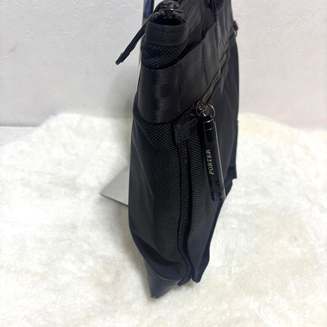 ロゴ美品✨ ポーター ヒート ビジネスバッグ メンズ A4可 薄型