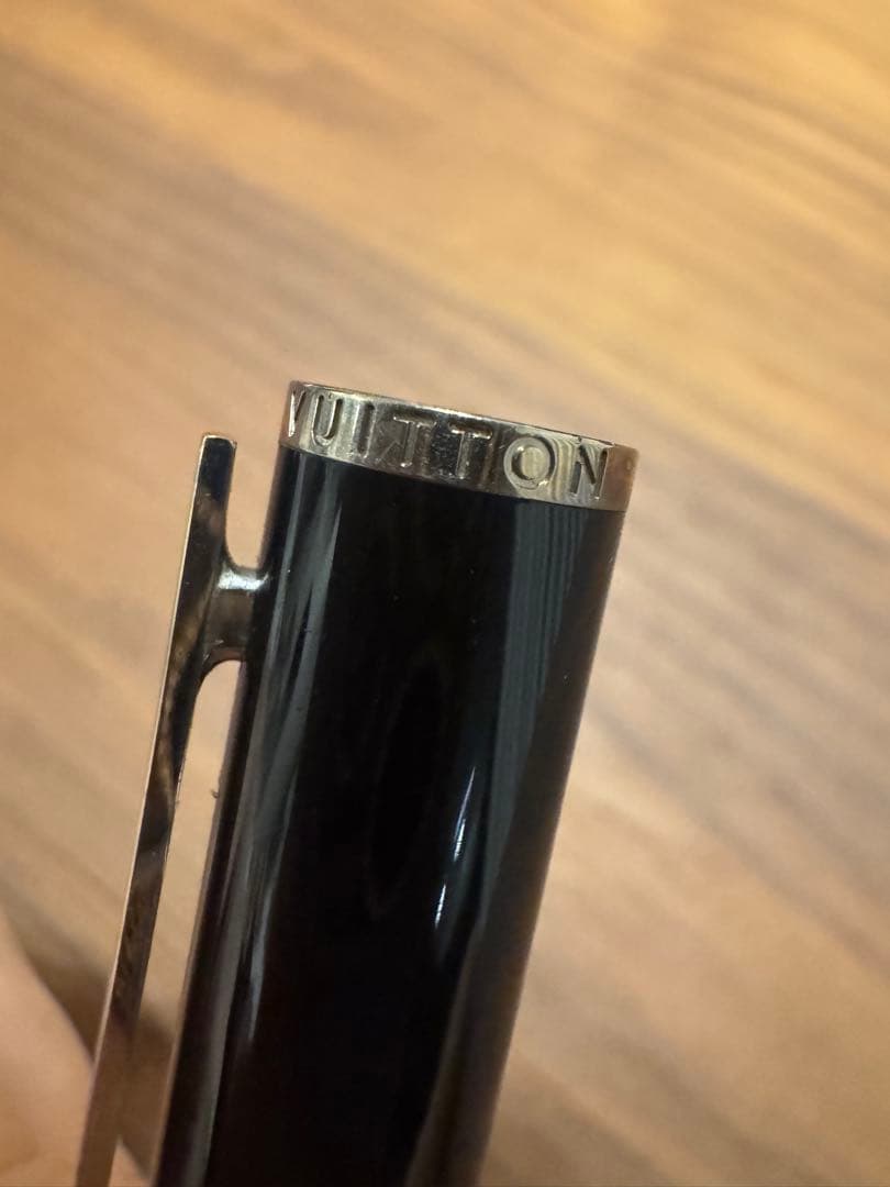 【美品】LOUIS VUITTON ボールペン ツイスト式 ブラック