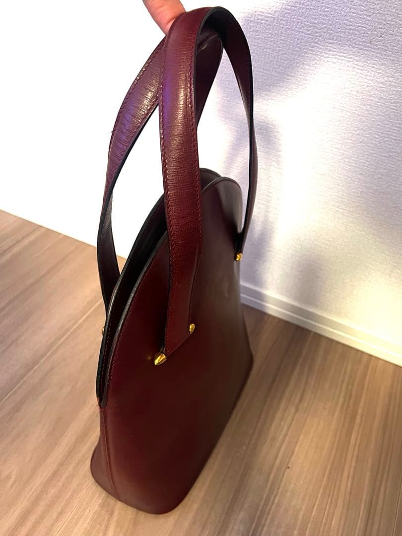 Cartier(カルティエ) マスト トートバッグ ボルドー レザー