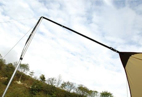 システムタープ ヘキサDX　ブラウンサンドレッド