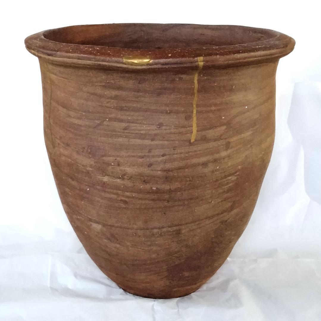 甕 素焼き スズメ蜂の巣模様 エリー242