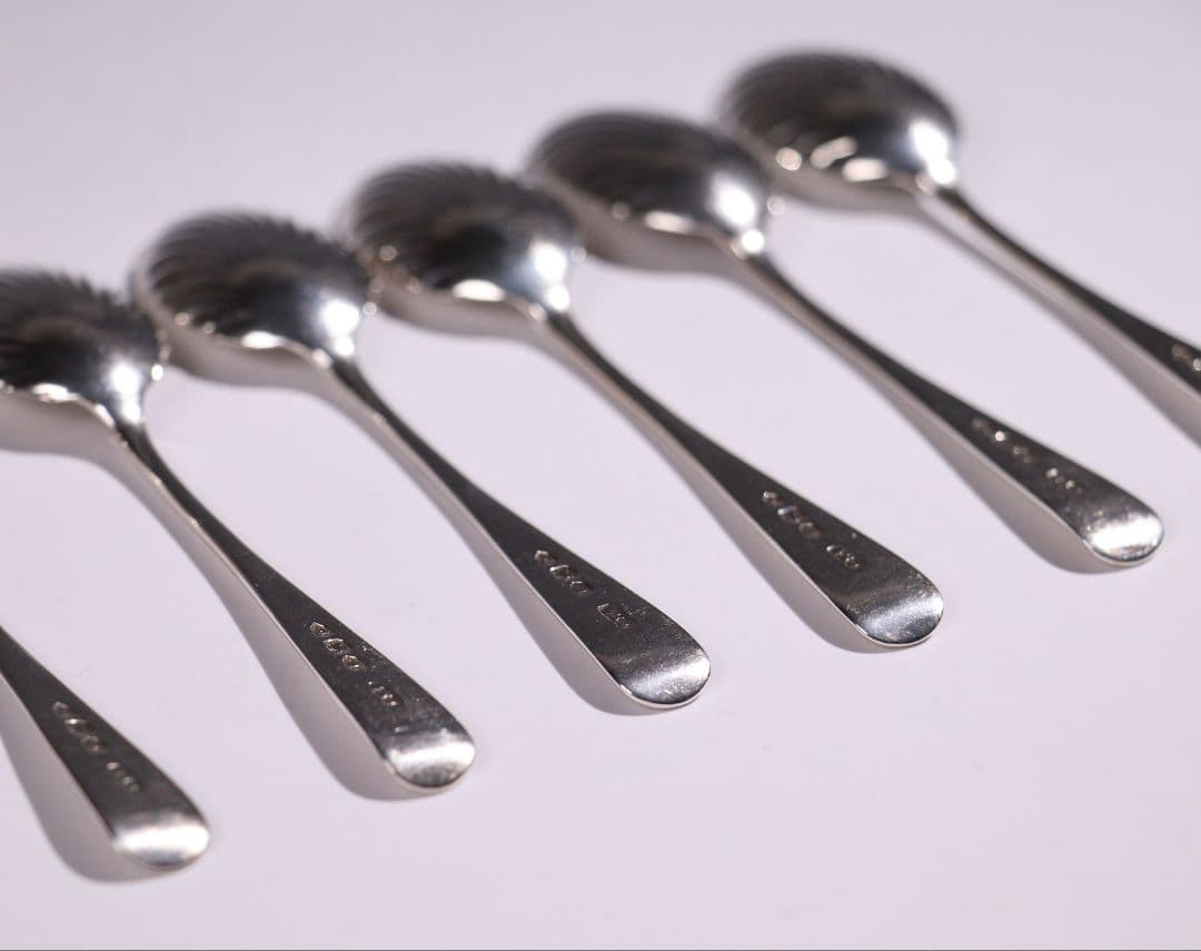 CD67 銀食器英国アンティーク ティースプーン カトラリースターリングシルバー