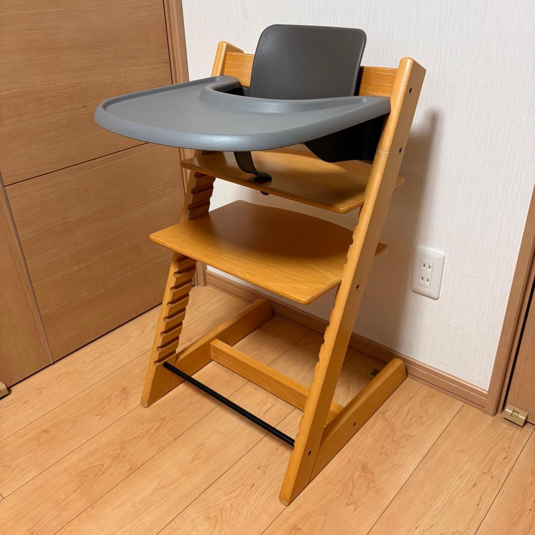 STOKKE ストッケ トリップトラップ ナチュラル ベビーセット・トレイ付