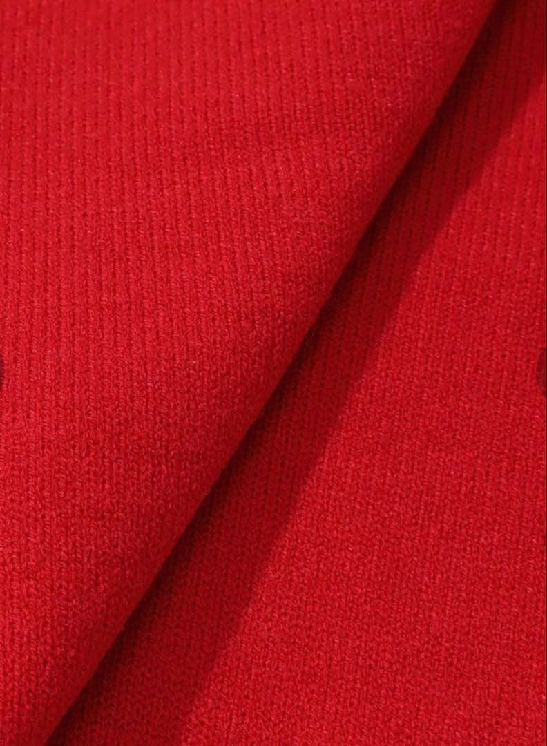 Jack Bunny!ドラえもん ダブルジャガードハーフジップニットプルオーバ