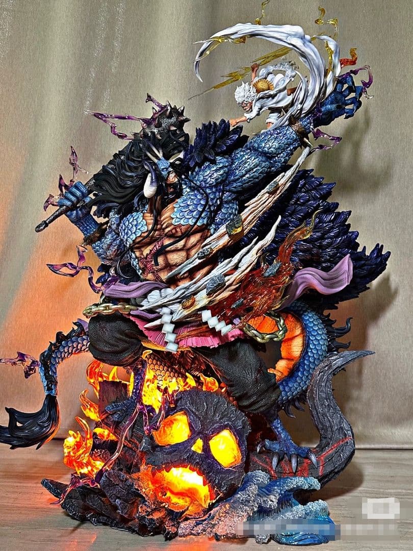 ワンピース カイドウ VS ルフィ ガレージキット スタチュー フィギュ