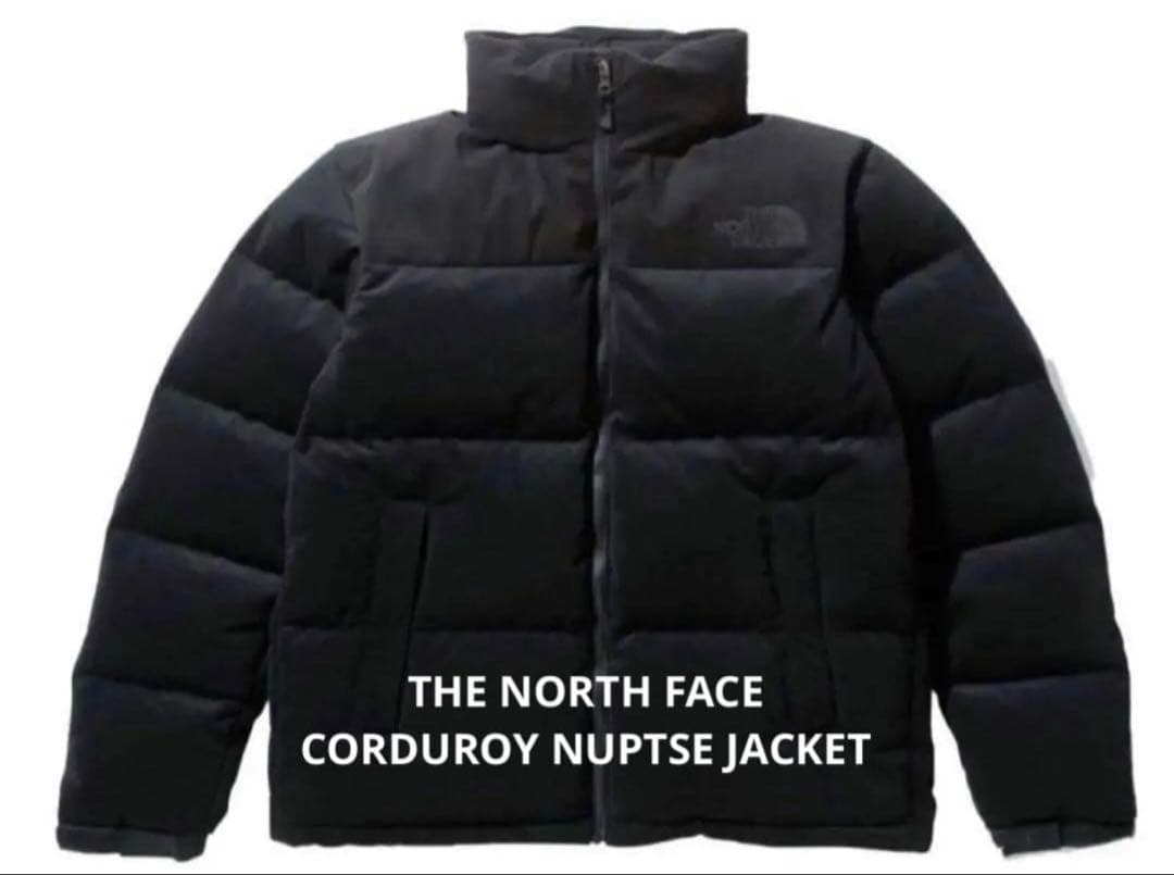 ノースフェイス コーデュロイヌプシジャケット 限定 新品 L ブラック