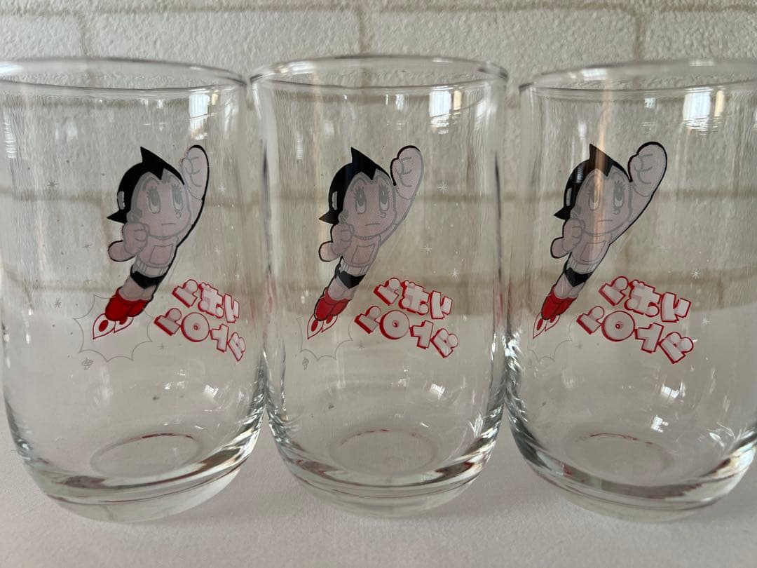 非売品 アトムグラス 2個×3箱セット 昭和レトロ 箱付