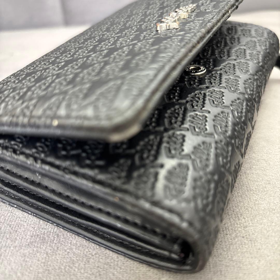 匿名配送　フォリフォリ　バック　お財布　ブラック