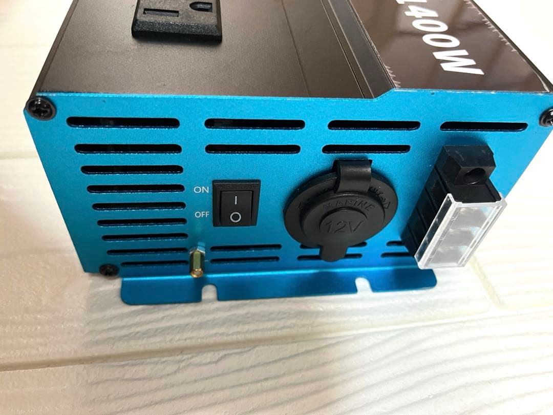 1400W パワーインバーター 正弦波 DC12V→AC110V 災害　キャンプ