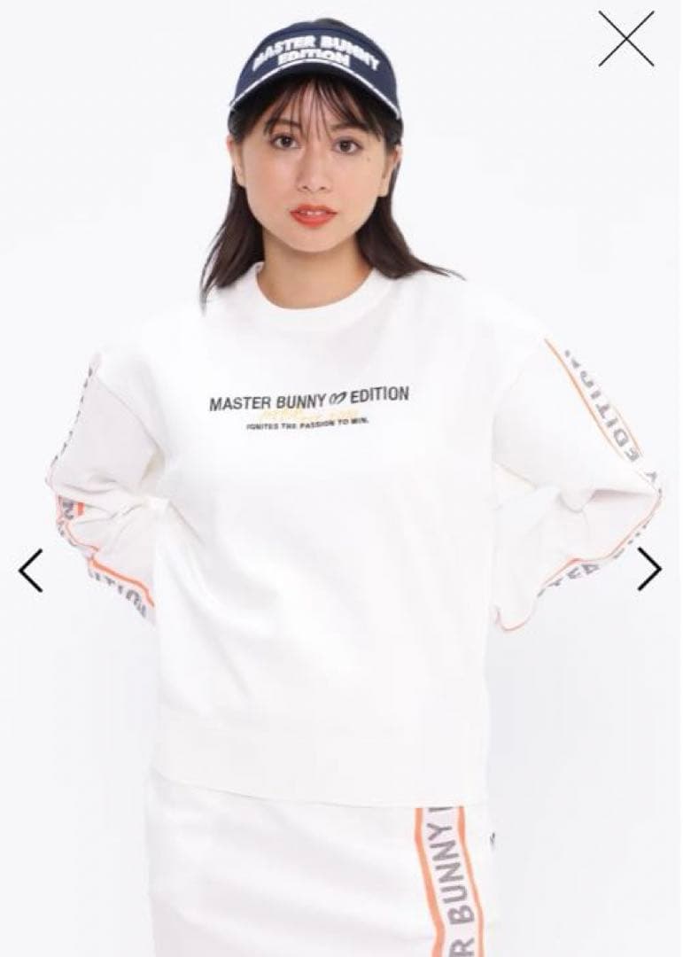 新品マスターバニー★ ジャガードライン クルーネックニットプルオーナー