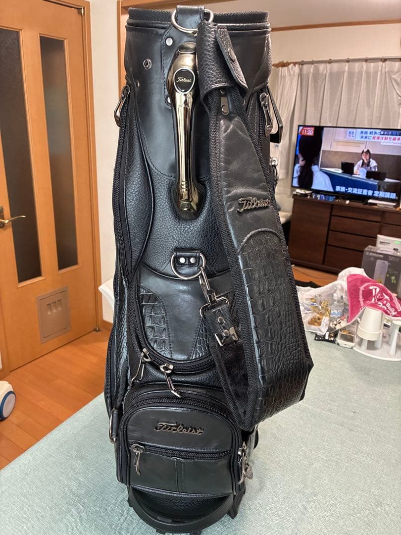 タイトリストキャディーバッグ本革
