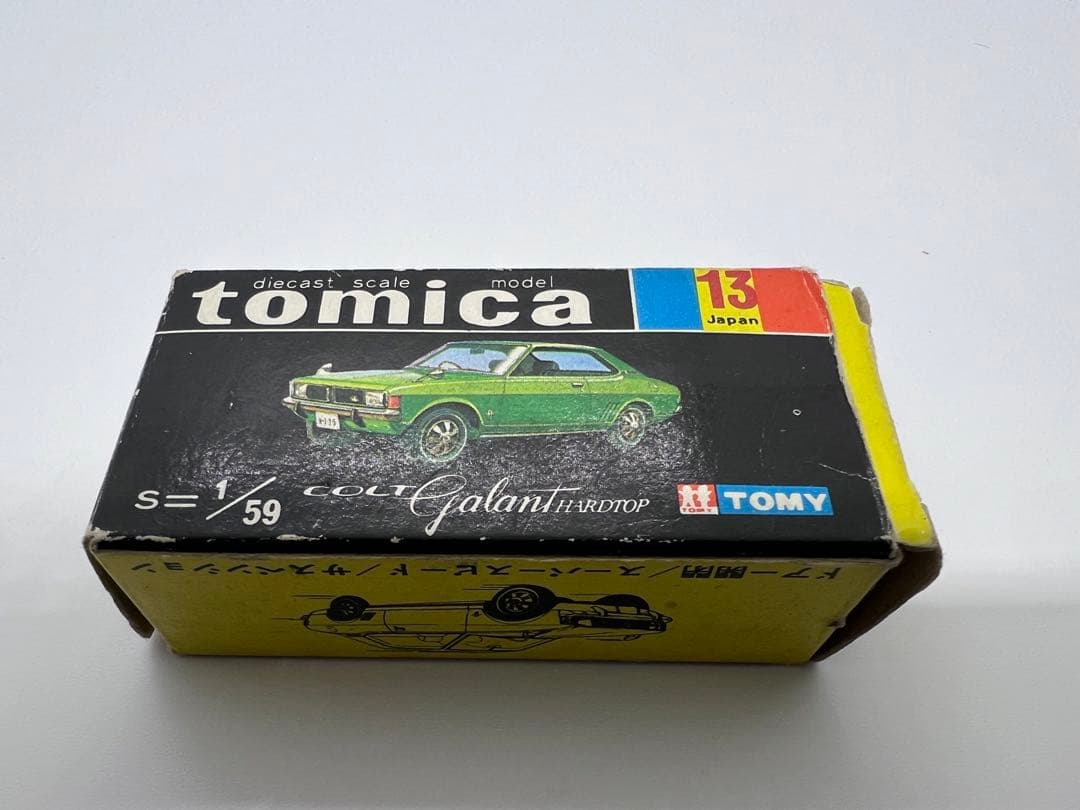 トミカ No.13 三菱 COLT GALANT HARDTOP GS 1/59