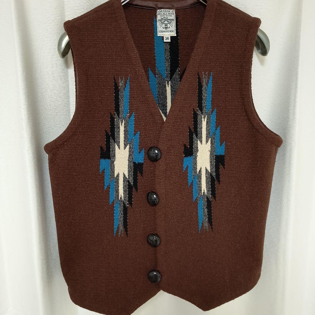 ORTEGA's オルテガ チマヨ ベスト 36 ブラウン