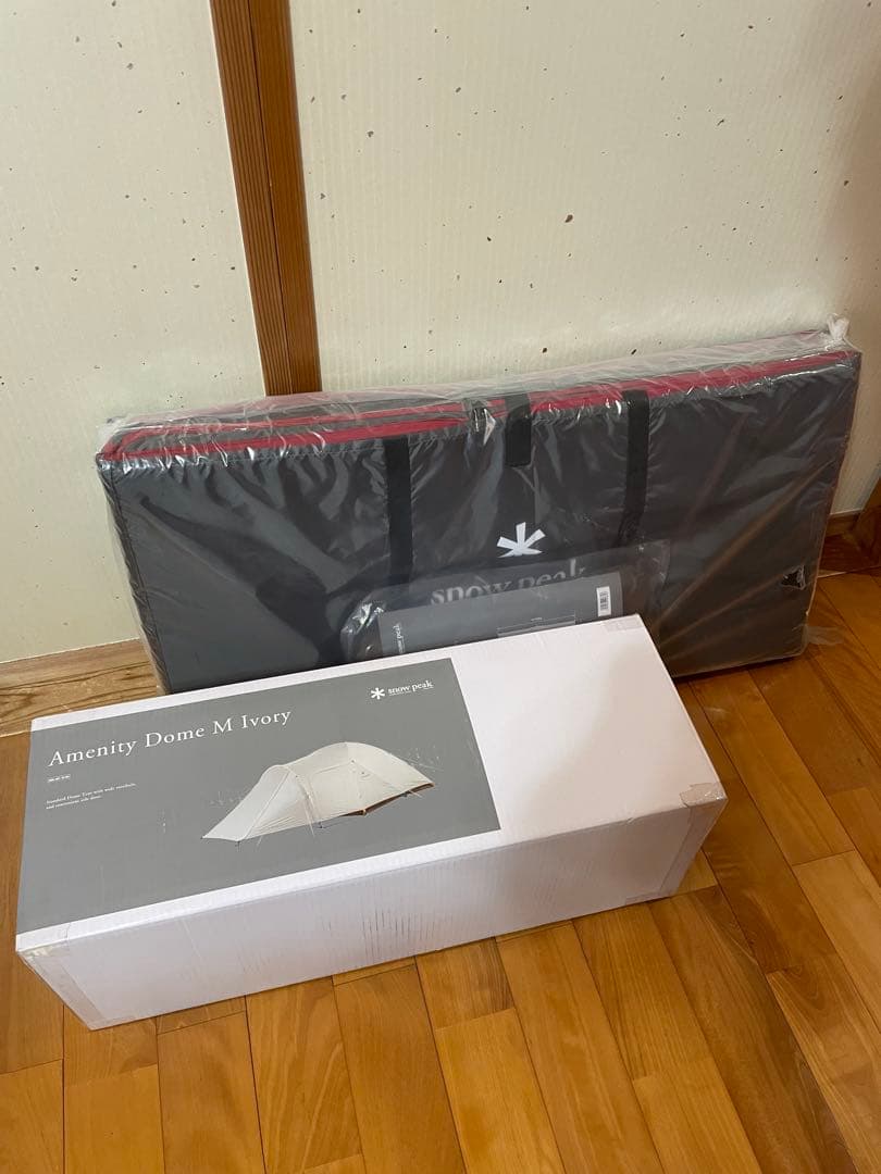  peak アメニティドームM アイボリー　マット&シート　セット