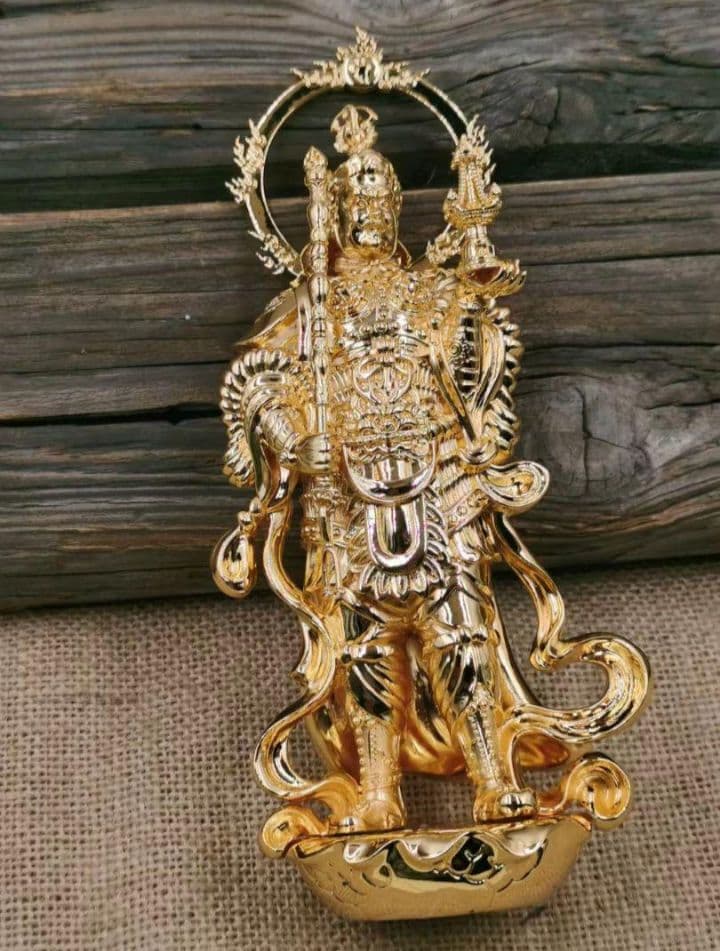 【修縁堂】美術工芸品 毘沙門天 装蔵版 密教法具