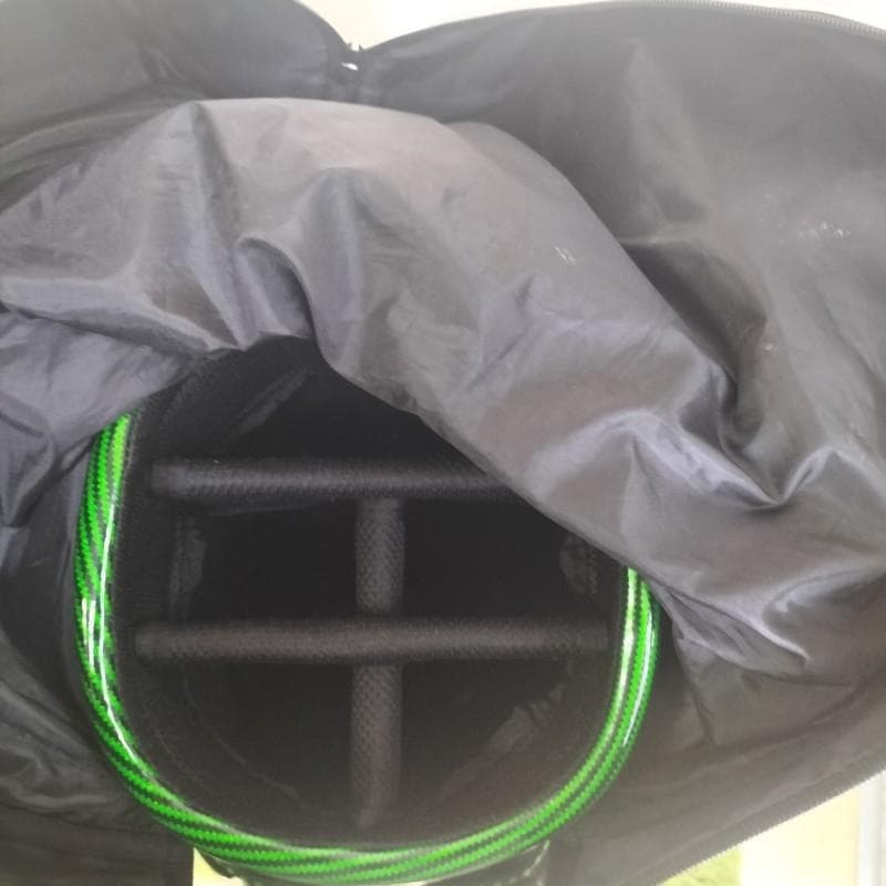 DANCE WITH DRAGON バイアスホロストライプ キャディバッグ