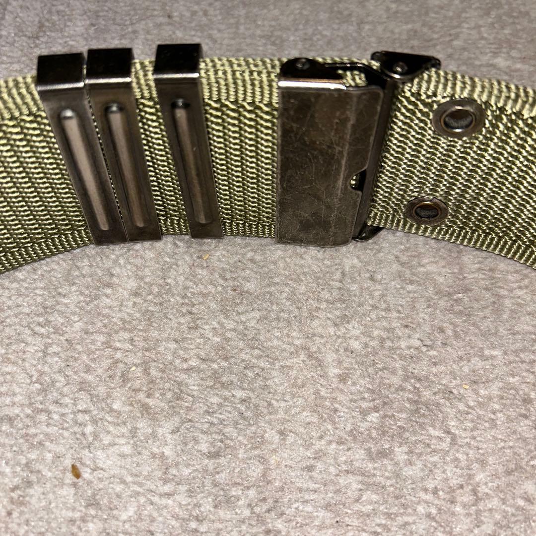 陸上自衛隊　弾帯　サバゲー オリーブグリーン ナイロンベルト サイズ調整可能