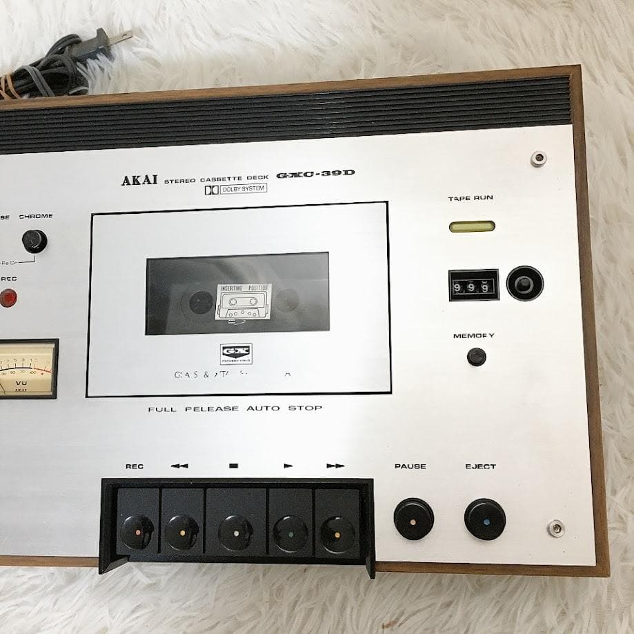 アカイ 希少な動作品 AKAI GXC-39D STEREO