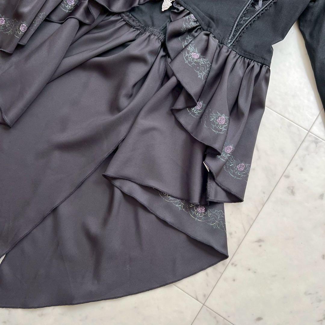 定価3万 OZZ ONESTE RoseFesta ジャケット 燕尾 刺繍 黒