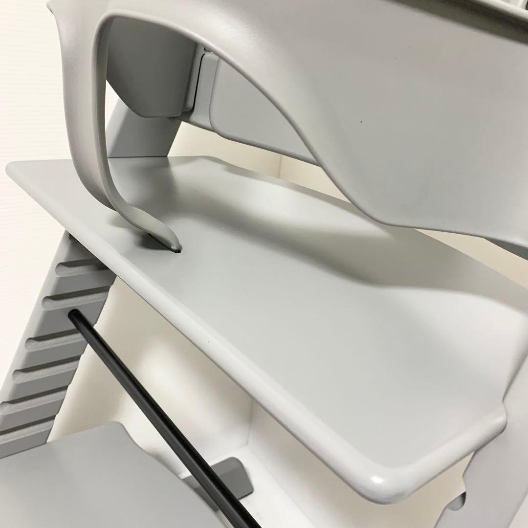 美品 ストッケ トリップトラップ グレー シリアル4 ベビーセット