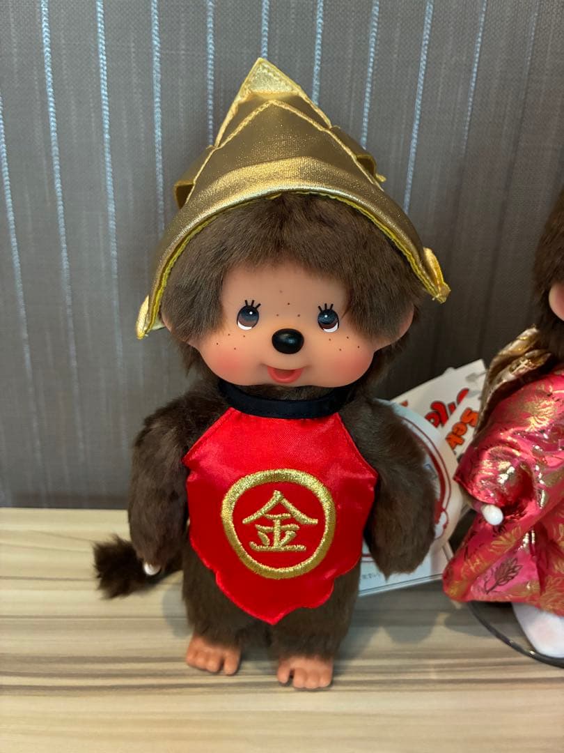 モンチッチ金太郎・紋付袴・振り袖　新品未使用　着物　人形の久月