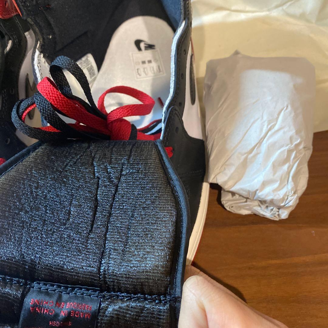 Air Jordan 1 High OG \"Black Toe\" 新品 未使用