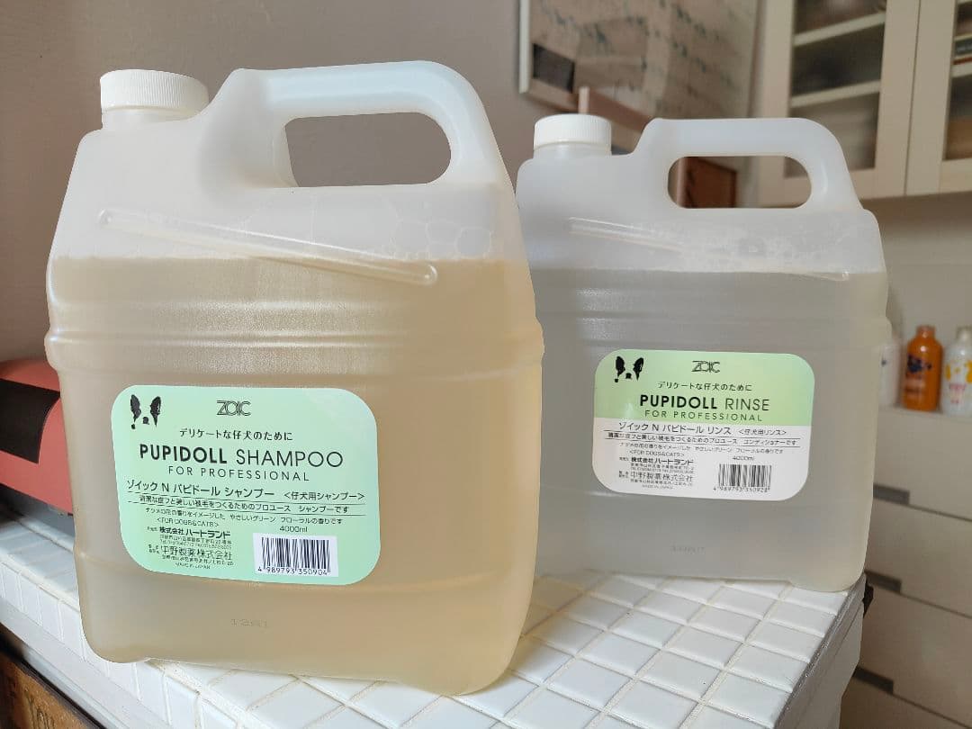 ZOIC PUPIDOLL SHAMPOO&RINSE 各4000ml