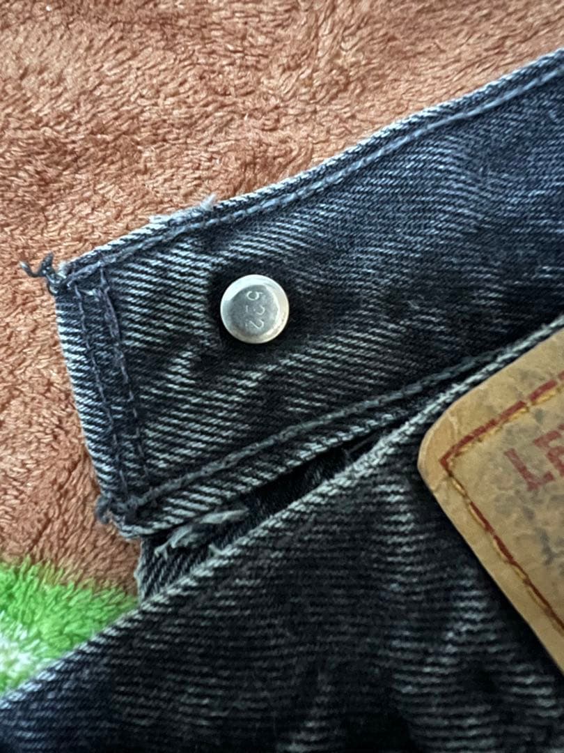 90s Levi's 501 USA製先染めブラックＲタブ30×32
