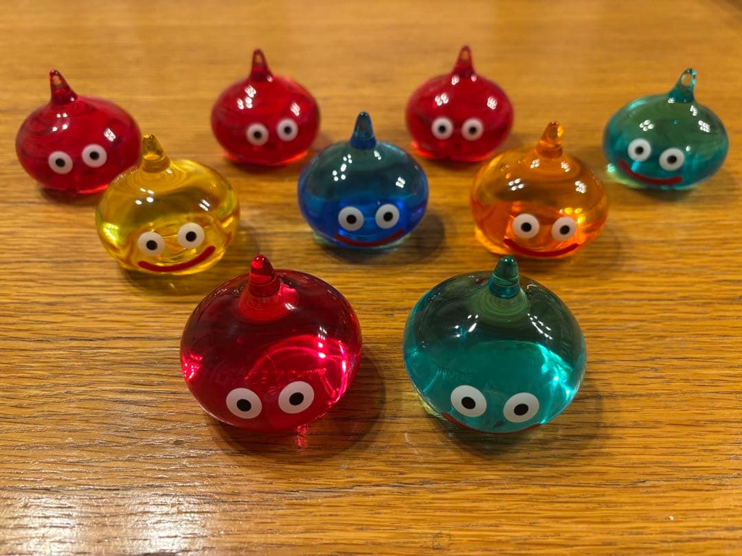 ドラゴンクエスト　スライムビッグクリアフィギュア　5種＋4つセット