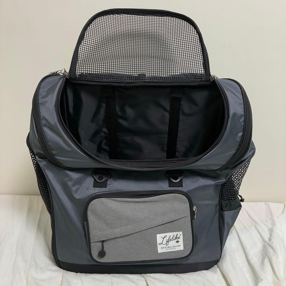 美品　LIFE LIKE 2wayリュック　ペットキャリー耐荷重15kg 災害