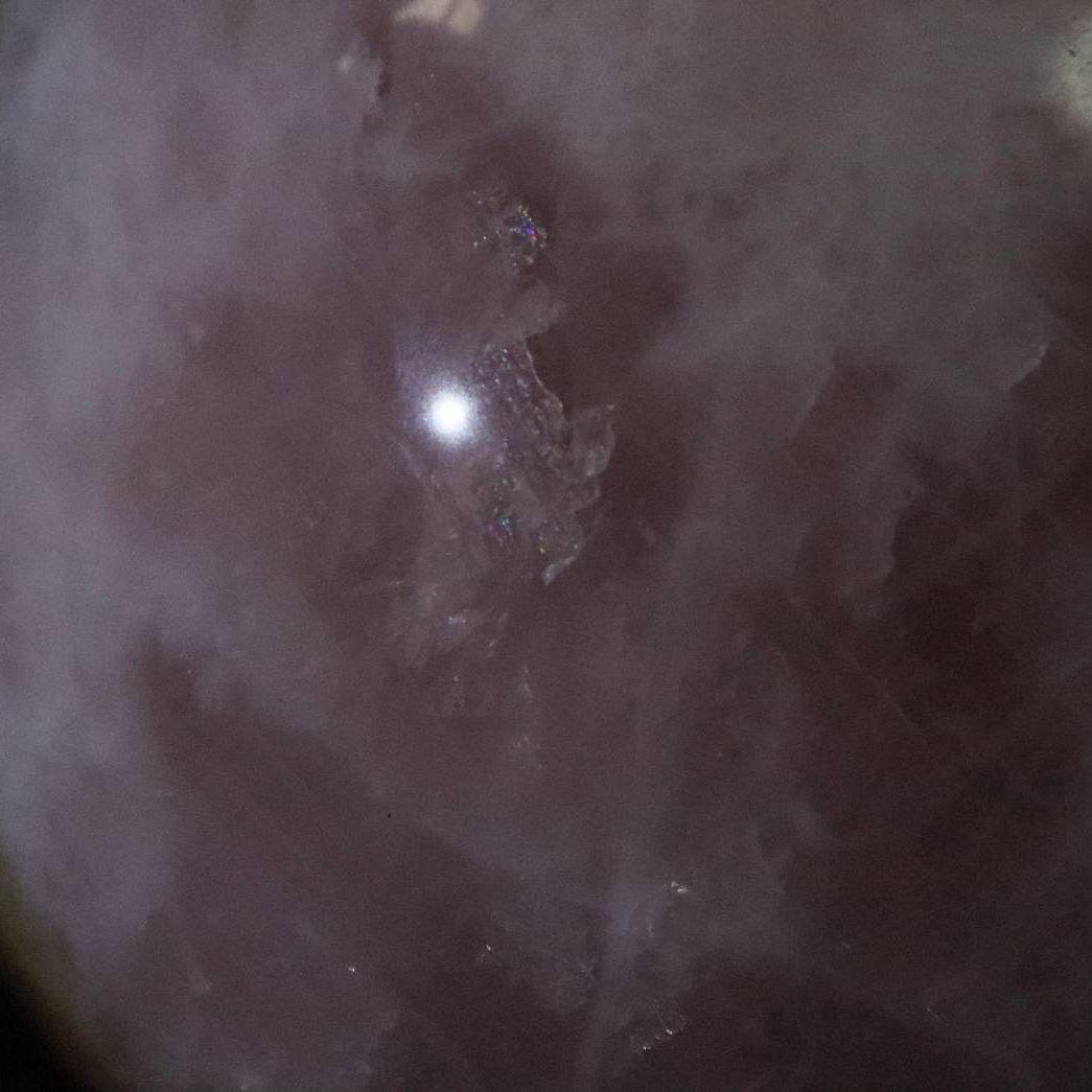 【稀有273】ローズクォーツ 水晶玉 水晶球 水晶 観賞石 天然石 鉱物　水石