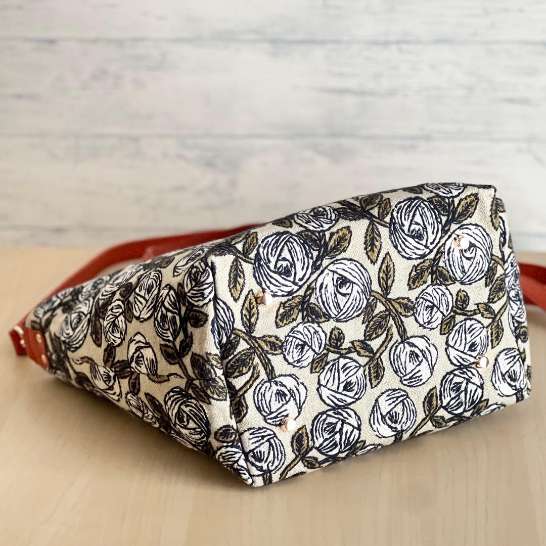 専用　ミナペルホネンrosy＆本革トートバッグ