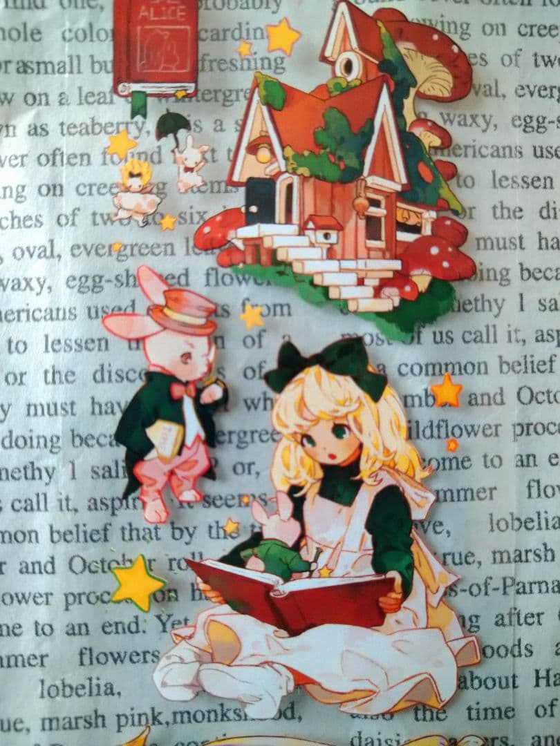 ✩再販✩J83＃英式小甜心(PET)田小宝的星空切り売り海外人物マステ女の子