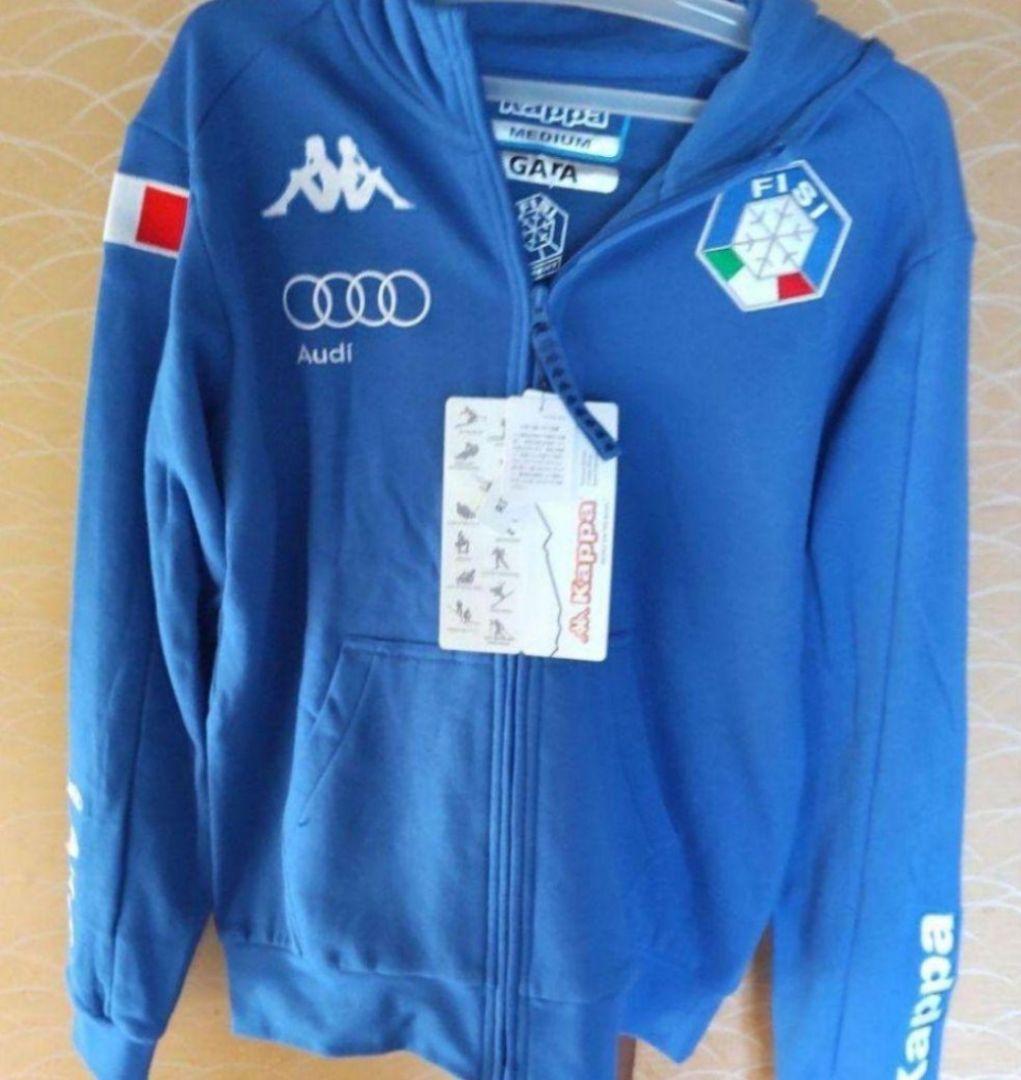 新品タグ付き Kappa カッパ イタリアチームモデル パーカー