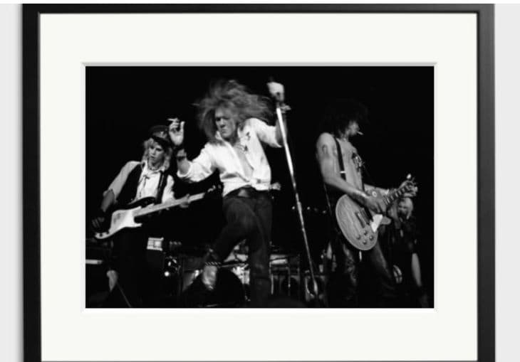 GUNS N' ROSES フレーム入り写真 495枚限定 Axl Rose