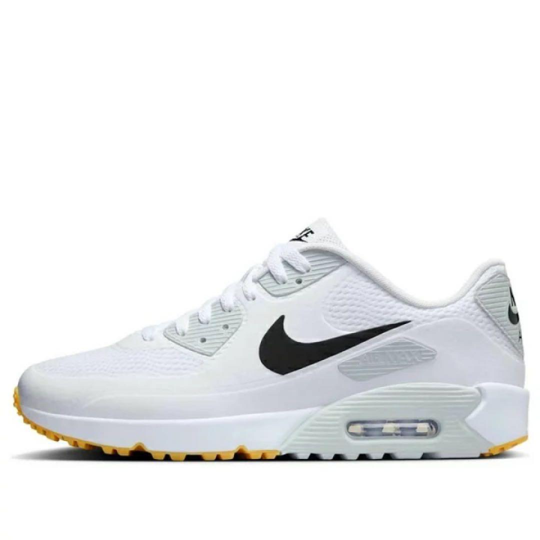 ナイキ ゴルフ 28.5cm エアマックス 90 シューズ スパイク 靴 白
