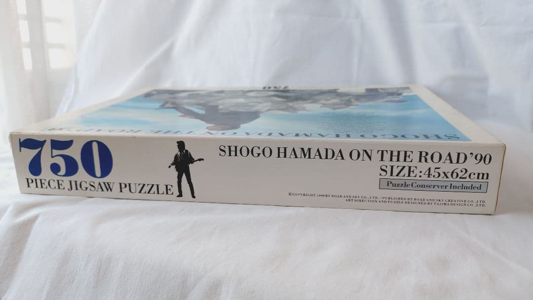 浜田省吾ON THE ROAD'90 ジグソーパズル750ピース　＆　ステッカー