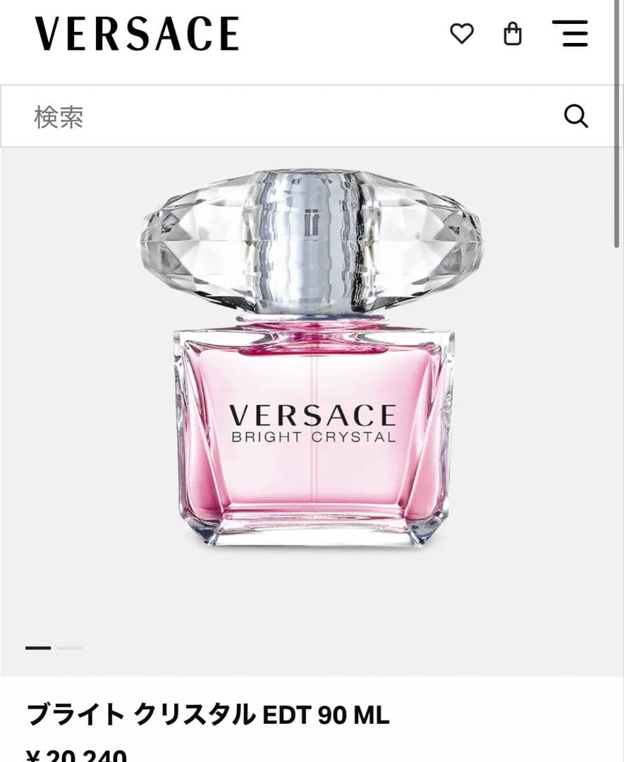 香水(女性用) VERSACE BRIGHT CRYSTAL ABSOLU 90mL