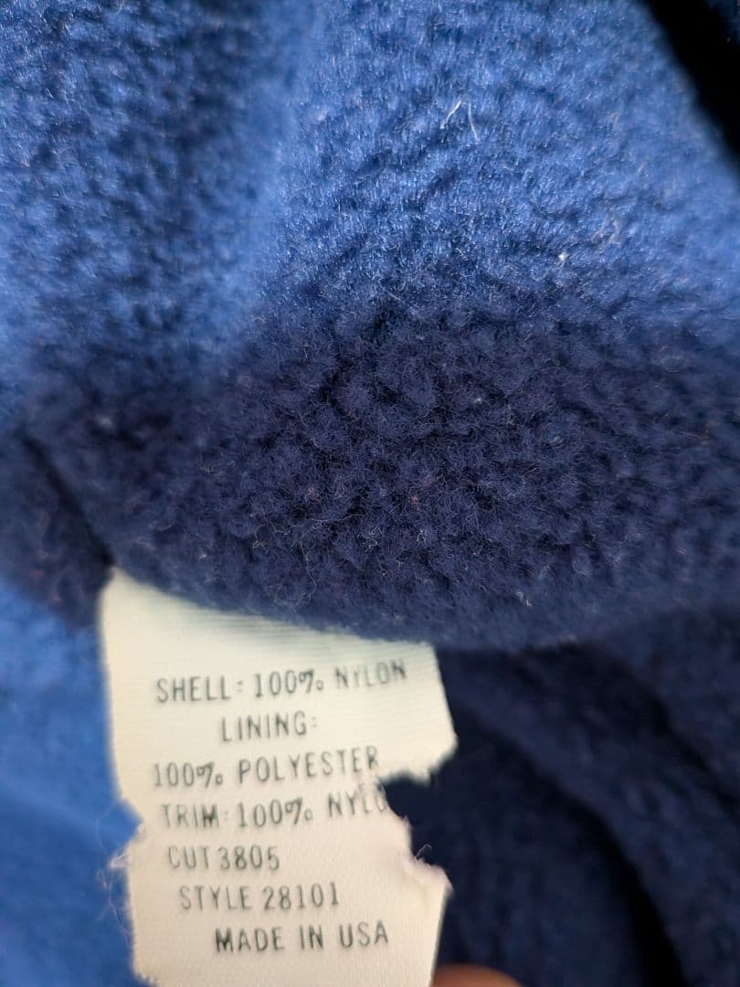 ぬ*こ様 パタゴニア　シェルドシンチラジャケット　80s USA製　レッド