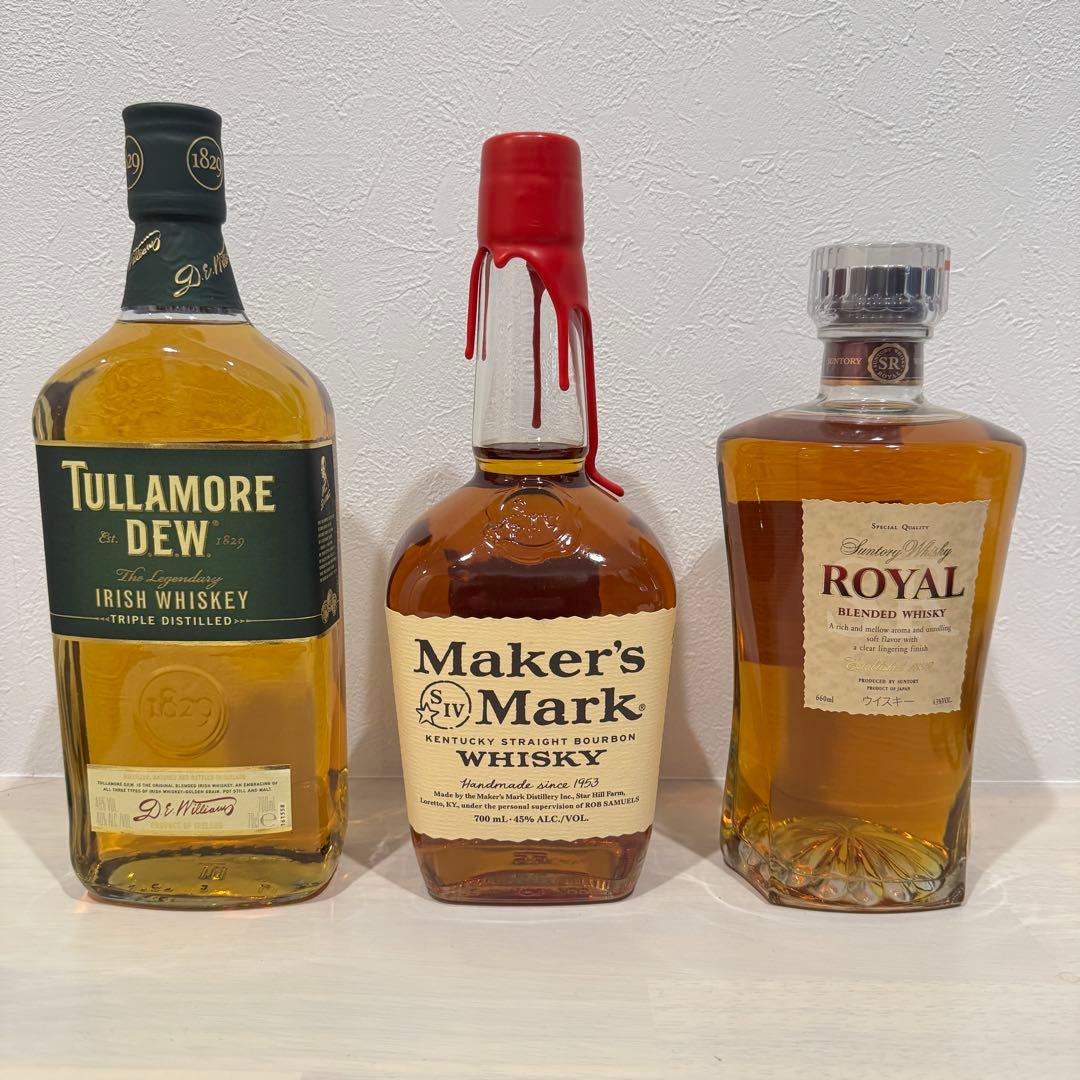 ウイスキーセットTullamore Dew Maker's Mark 