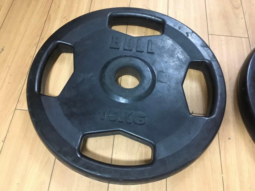 ufuku ブル オリンピックバーベルプレート穴径50mm 計 65kg