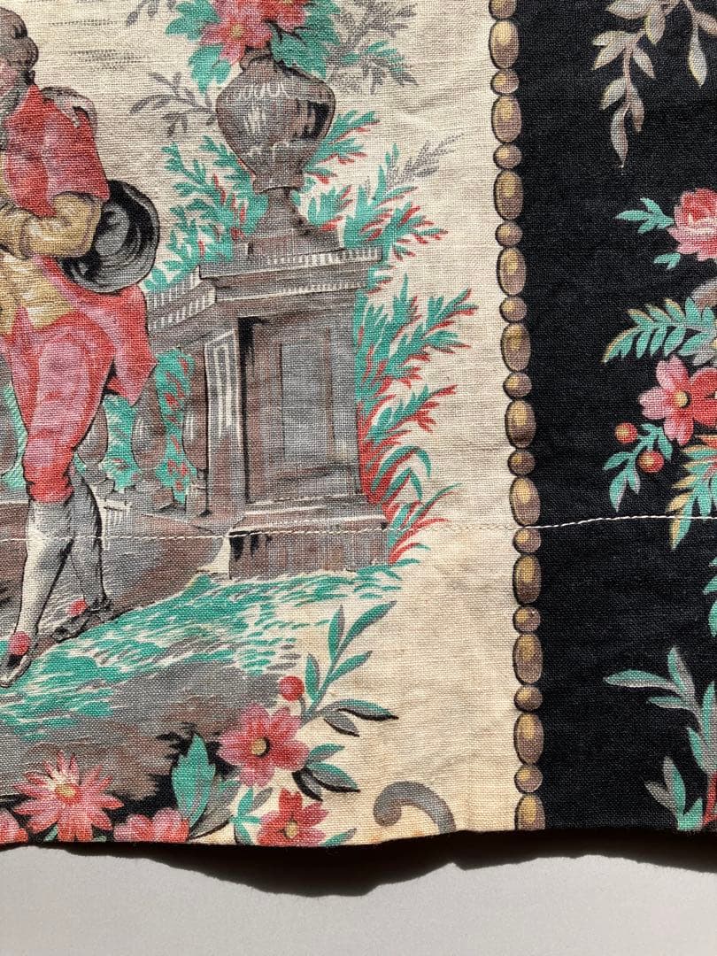 コレクターズアイテム　19世紀NⅢ時代　ルイ16世とマリーアントワネット　大判布